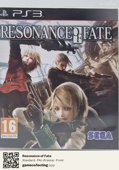 Resonance of Fate PlayStation 3, France box front