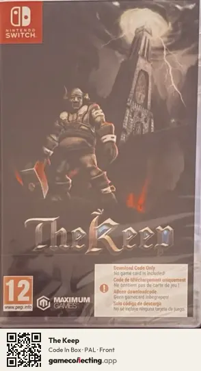The Keep Nintendo Switch, PAL box front