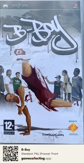 B-Boy PlayStation Portable, France box front