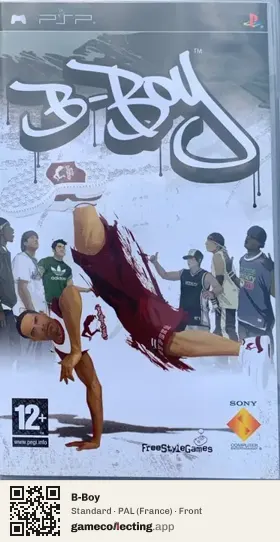 B-Boy PlayStation Portable, France box front
