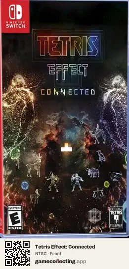 Tetris Effect: Connected Nintendo Switch, NTSC box front