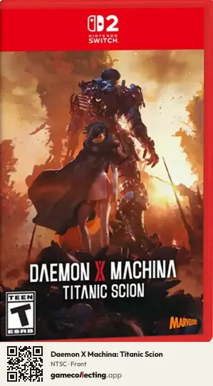 Daemon X Machina: Titanic Scion Nintendo Switch 2, NTSC box front