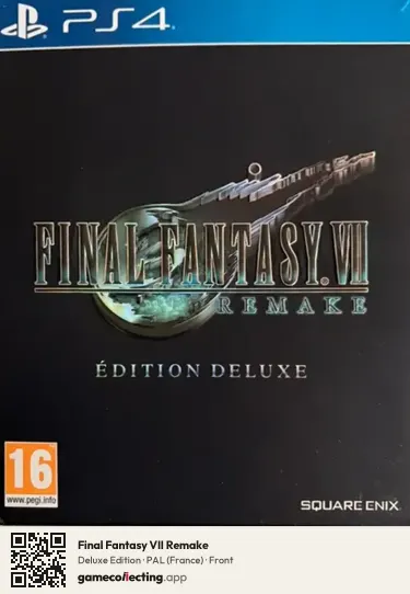 Final Fantasy VII Remake PlayStation 4, France box front