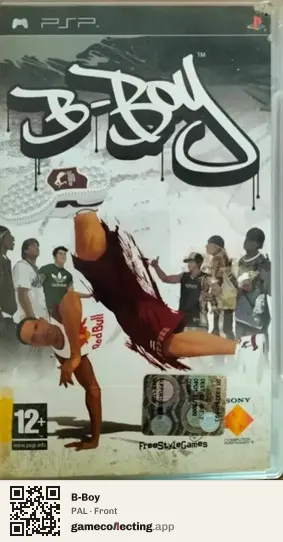 B-Boy PlayStation Portable, PAL box front