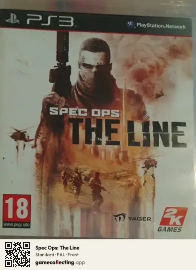 Spec Ops: The Line PlayStation 3, PAL box front