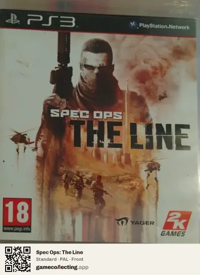 Spec Ops: The Line PlayStation 3, PAL box front