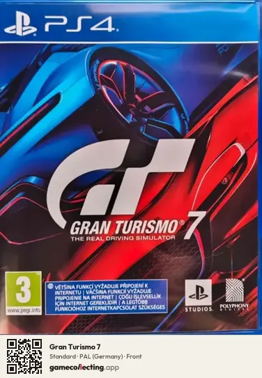 Gran Turismo 7 PlayStation 4, Germany box front