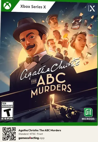 Agatha Christie: The ABC Murders Xbox Series X, NTSC box front