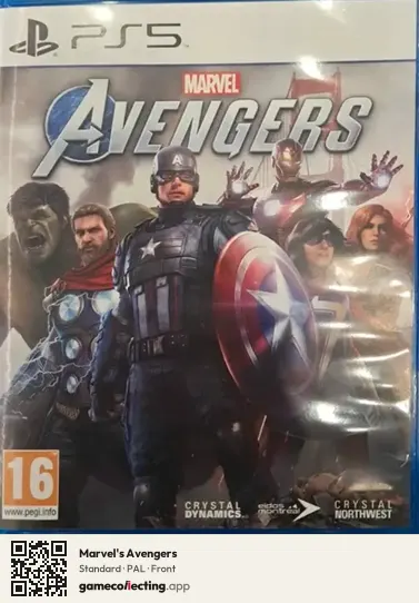 Marvel's Avengers PlayStation 5, PAL box front