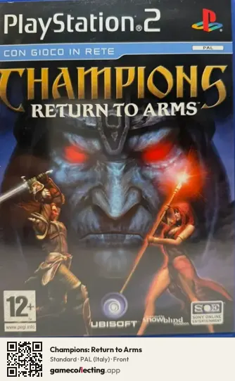 Champions: Return to Arms PlayStation 2, Italy box front