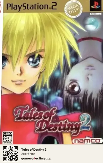 Tales of Destiny 2 PlayStation 2, Asia box front