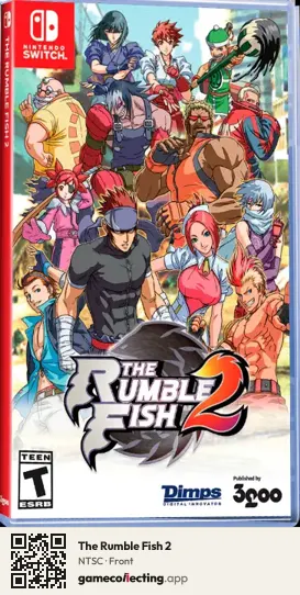 The Rumble Fish 2 Nintendo Switch, NTSC box front