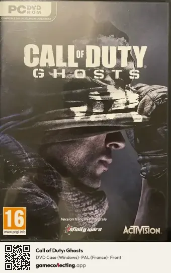 Call of Duty: Ghosts Computer, France box front