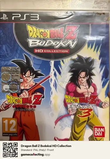 Dragon Ball Z Budokai HD Collection PlayStation 3, Italy box front