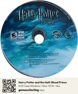 Harry Potter and the Half-Blood Prince Computer, NTSC disc