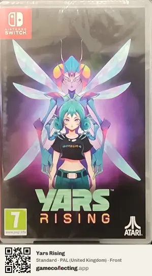 Yars Rising Nintendo Switch, United Kingdom box front