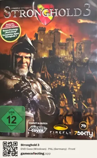 Stronghold 3 Computer, Germany box front