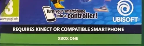 Just Dance 2020, the PEGI square on its front