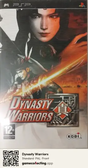 Dynasty Warriors PlayStation Portable, PAL box front