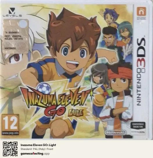 Inazuma Eleven GO: Light Nintendo 3DS, Italy box front