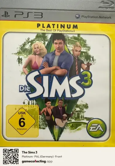 The Sims 3 PlayStation 3, Germany box front