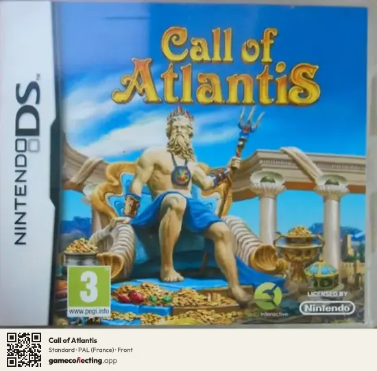 Call of Atlantis Nintendo DS, France box front