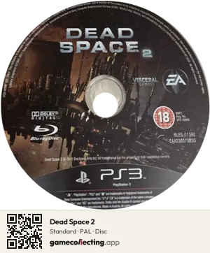Dead Space 2 PlayStation 3, PAL disc