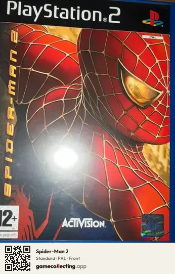 Spider-Man 2 PlayStation 2, PAL box front
