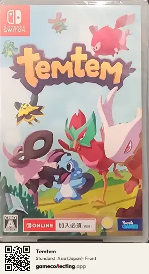 Temtem Nintendo Switch, Asia box front