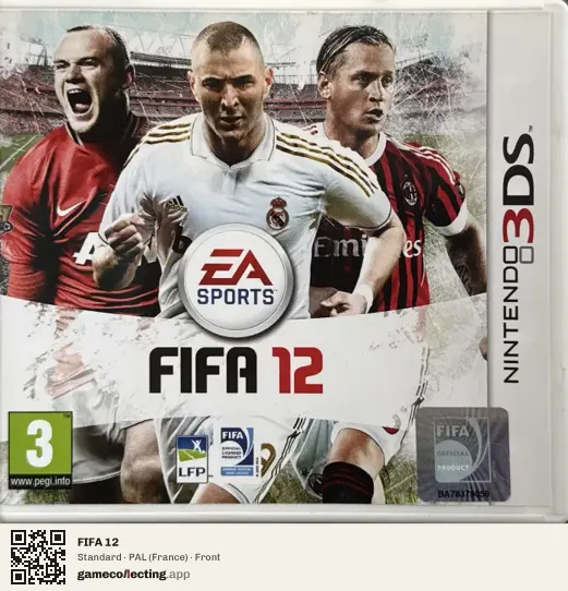 FIFA 12 Nintendo 3DS, France box front