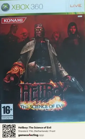 Hellboy: The Science of Evil Xbox 360, Netherlands box front