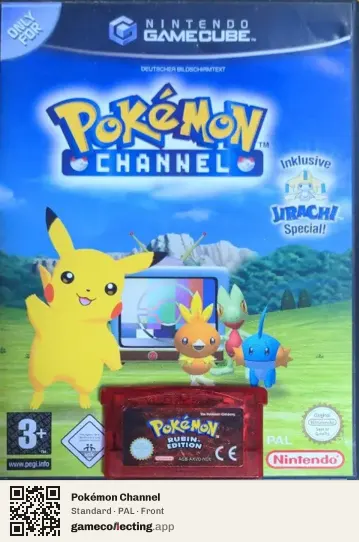 Pokémon Channel Nintendo GameCube, PAL box front