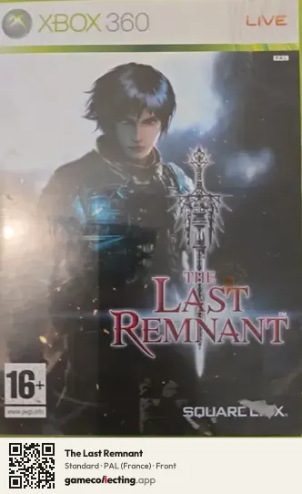 The Last Remnant Xbox 360, France box front