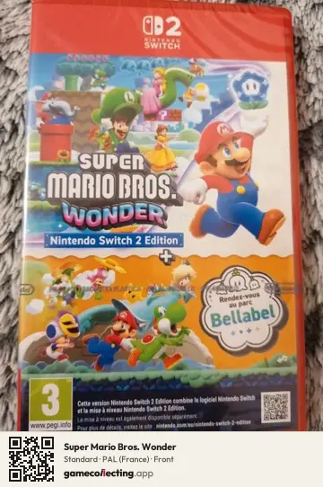 Super Mario Bros. Wonder Nintendo Switch 2, France box front