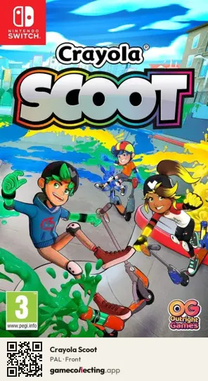 Crayola Scoot Nintendo Switch, PAL box front