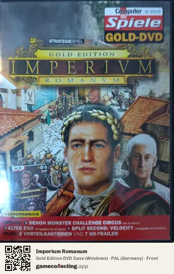 Imperium Romanum Computer, Germany box front