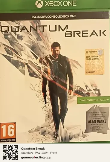 Quantum Break Xbox One, Italy box front