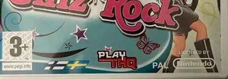 Bratz: Girlz Really Rock, the PEGI square on its front
