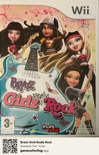 Bratz: Girlz Really Rock Nintendo Wii, PAL box front