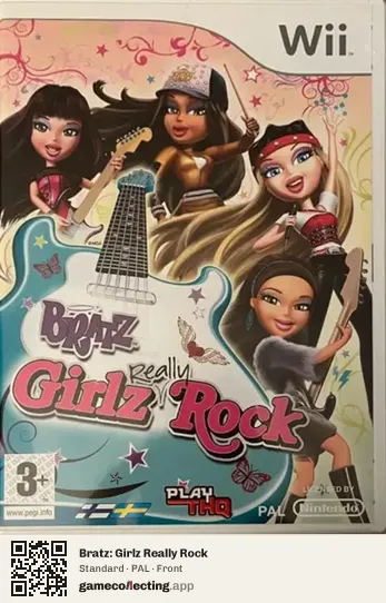 Bratz: Girlz Really Rock Nintendo Wii, PAL box front