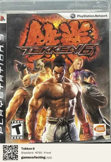 Tekken 6 PlayStation 3, NTSC box front