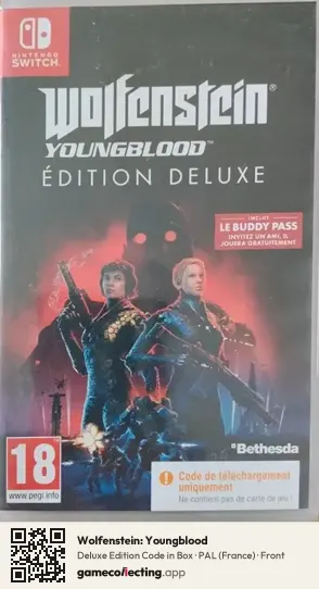 Wolfenstein: Youngblood Nintendo Switch, France box front