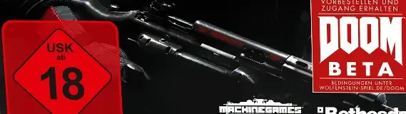 Wolfenstein: The New Order, the USK square on its front