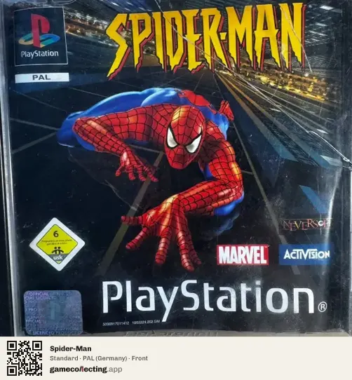 Spider-Man PlayStation, Germany box front