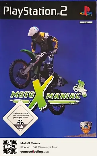 Moto X Maniac PlayStation 2, Germany box front