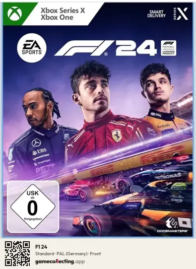 F1 24 Xbox Series X, Germany box front