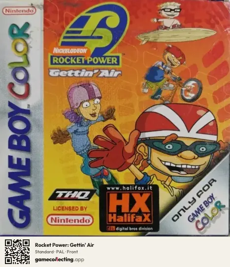 Rocket Power: Gettin' Air Game Boy Color, PAL box front