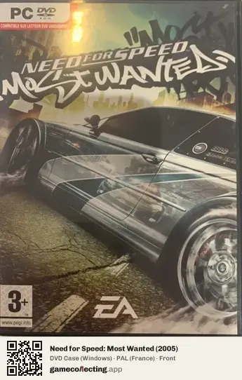 Need for Speed: Most Wanted (2005) Computer, France box front