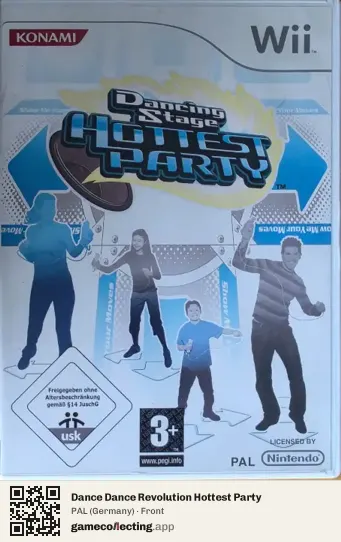 Dance Dance Revolution Hottest Party Nintendo Wii, Germany box front