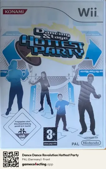 Dance Dance Revolution Hottest Party Nintendo Wii, Germany box front